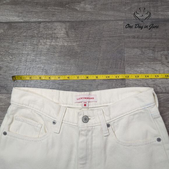 Lucky Brand 90s Loose High Rise Crop Jeans Size 2 - Picture 3 of 6